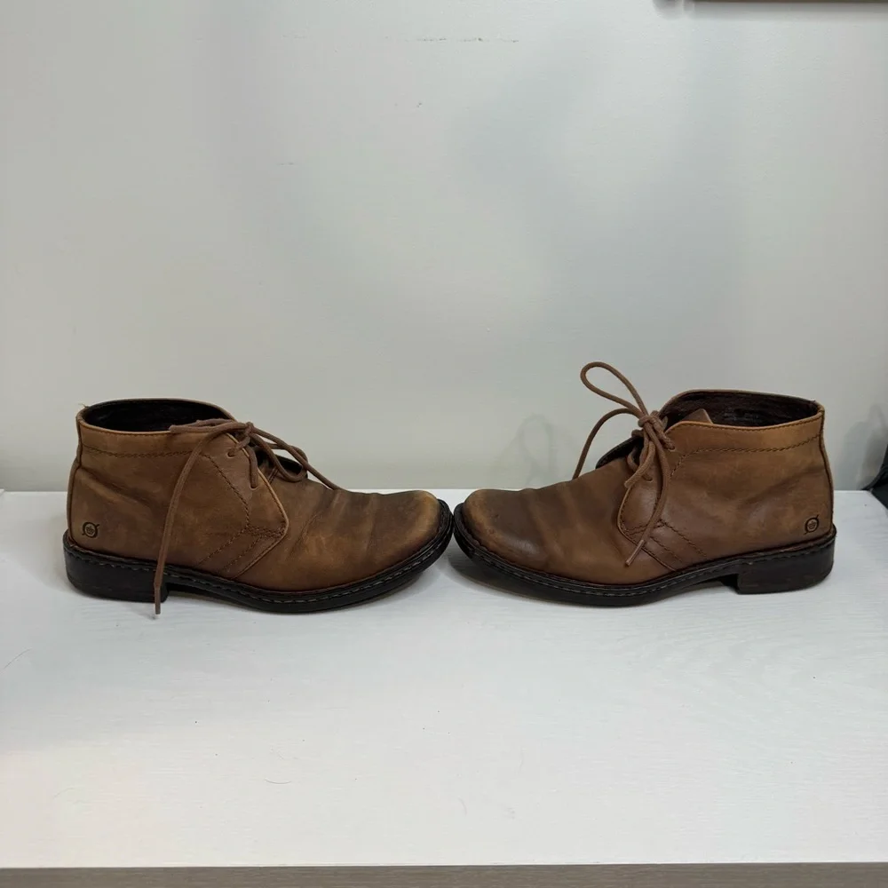 Born Harrison Brown Leather Chukka Boots Lace Up Men’s 8.5 M‎